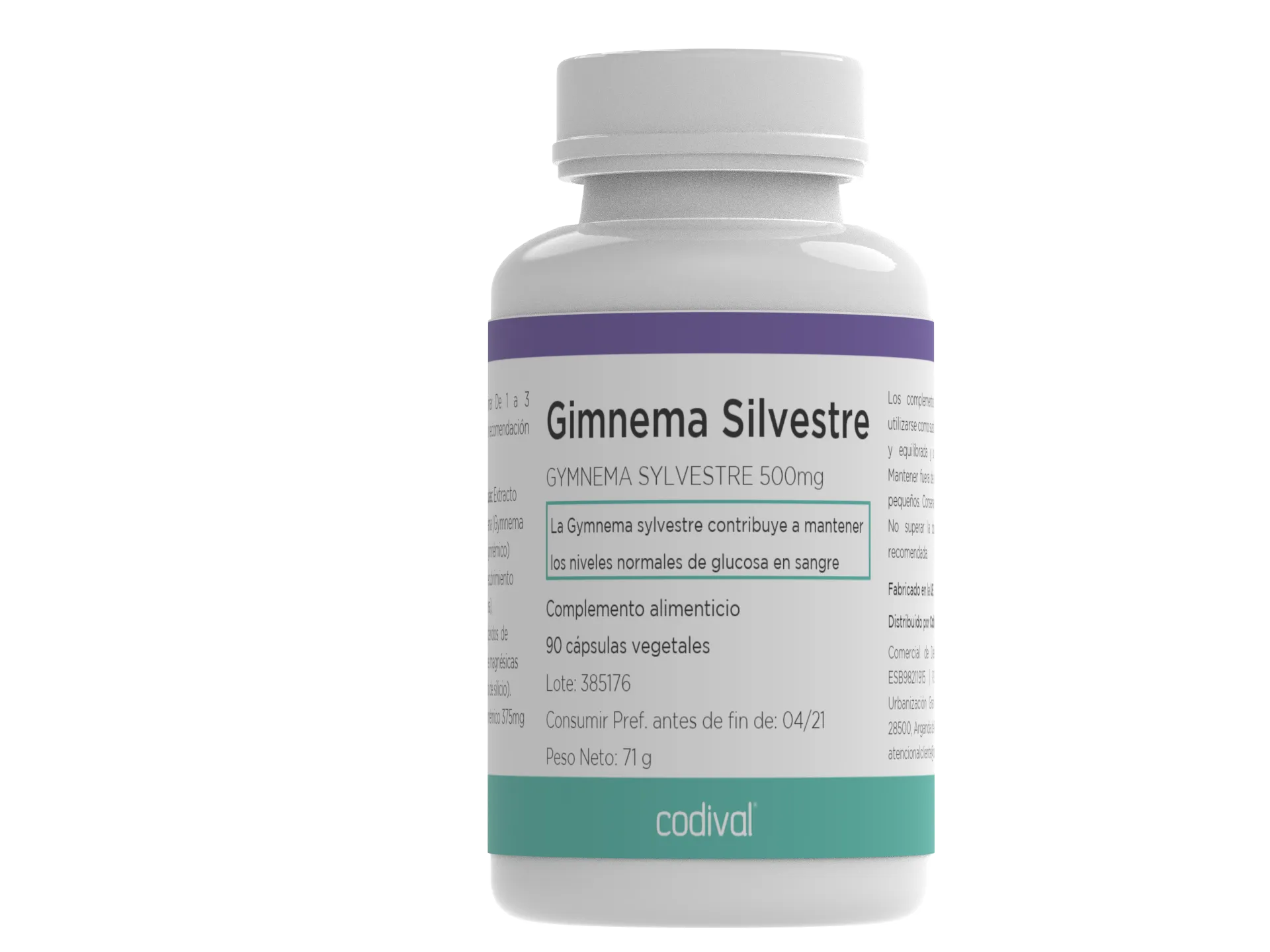 Envase de GIMNEMA SILVESTRE